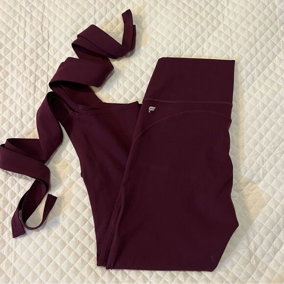Fabletics Pants - Fabletics Deep Burgundy Leggings